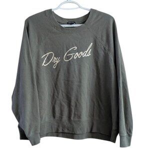 Dry Goods Crop Crew-Neck Sweatshirt
